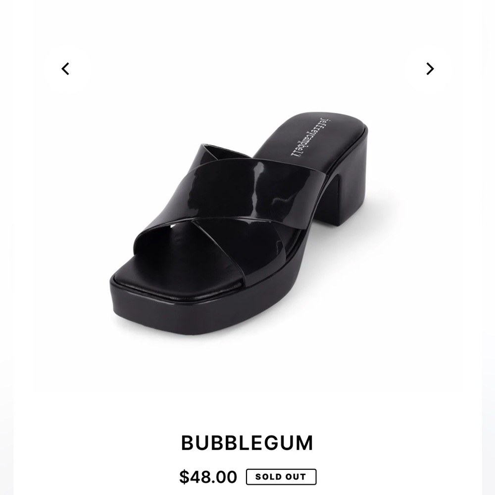 Jeffrey Campbell Bubblegum Sandals Black